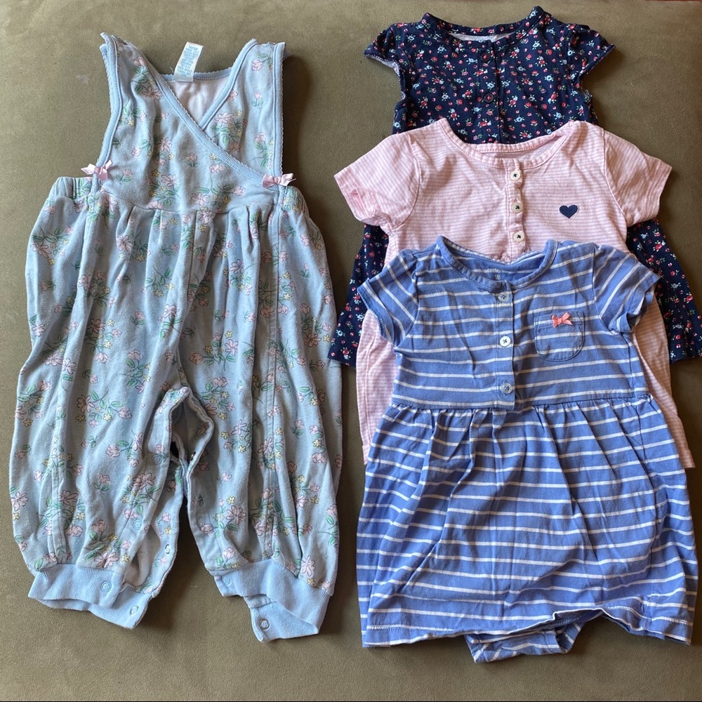 17 pc Girl’s 18-24 months summer clothing lot